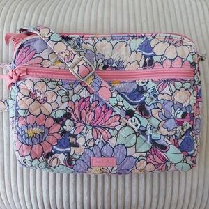 Vera Bradley Floral Crossbody Bag - Pink and Purple Disney Minnie Mouse